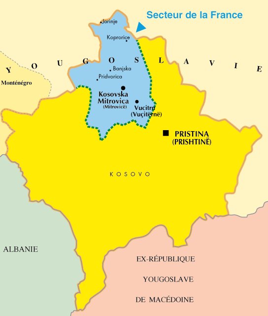 Map Of Kosovo Region. Maps of the Region